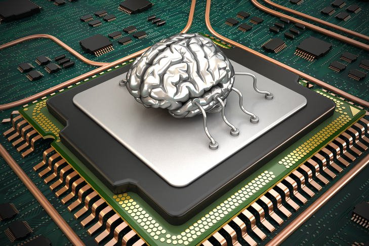 CPU Brain - Visual representation of CPU as the computer's brain