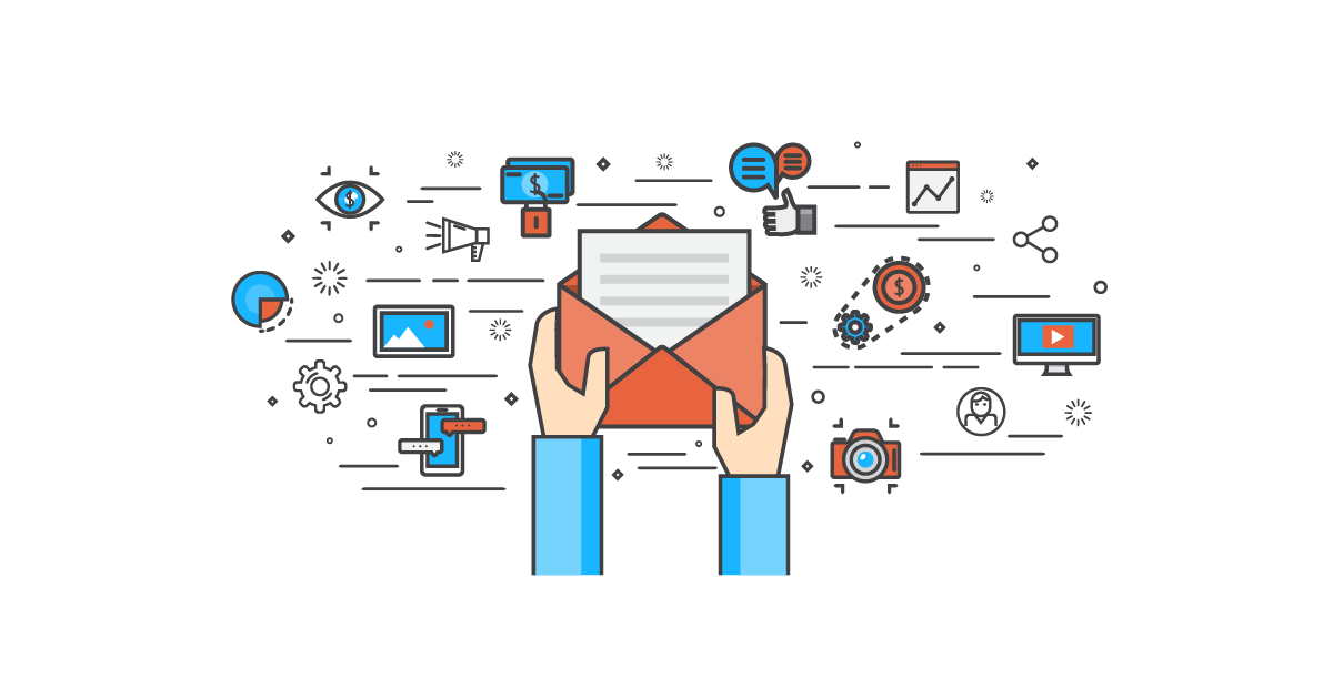 Email Flow Diagram showing the complete email delivery process from sender to recipient